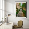 Plakat bez ramy 30x40 - Magiczna podróż w głąb miasta - uliczka, perspektywa