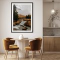 Plakat bez ramy 21x30 - W Górskiej Dolinie - artystyczna fotografia, las