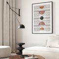 Plakat bez ramy 30x40 - Plakat w Stylu Abstrakcji - geometryczna grafika, plakat