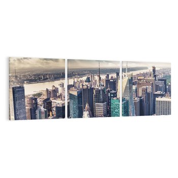 Obraz na płótnie 120x40 - Nowy York w pełnym blasku - Nowy York, miasto