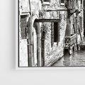 Obraz w ramie 120x80 - Zabłądzić w Wenecji - wenecja, kanały - rama biała