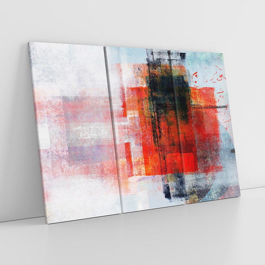 Obraz na płótnie 120x80 - Burza Emocji - wyrazista abstrakcyjna sztuka, dramatyzm