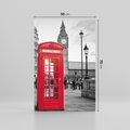 Obraz na płótnie 50x70 - Budka w Londynie - Londyn, budka
