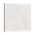 Obraz na płótnie 60x60 - Geometryczna Elegancja Mid Century - mid century, minimalizm