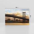 Obraz na płótnie 120x80 - Most w amerykańskim stylu - Philadelphia, most