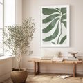 Plakat bez ramy 40x50 - Zieleń Wewnętrznego Spokoju - zielony plakat, roślinne inspiracje