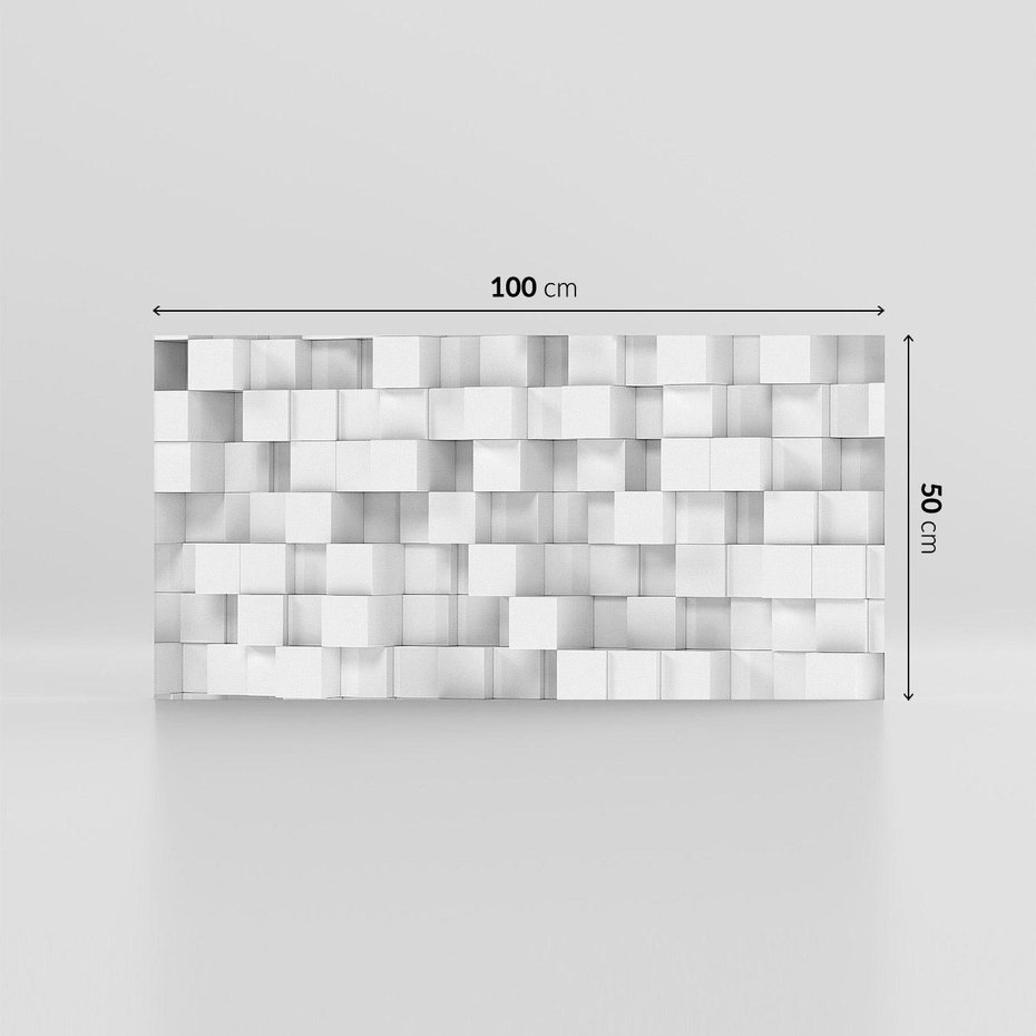 Obraz na płótnie 100x50 - Abstrakcja w 3D: kolorowa ekspresja - 3D, abstrakcja