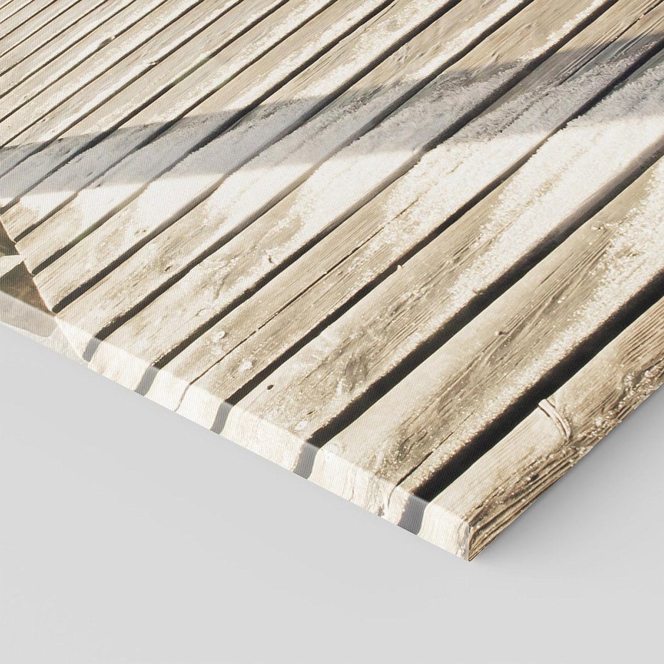 Obraz na płótnie 80x120 - Idylliczny pomost nad jeziorem - pomost, jezioro