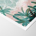 Plakat bez ramy 21x30 - Rajski Stan - pastelowy krajobraz, nowoczesny plakat
