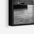 Obraz w ramie 100x70 - Pejzaż kruchości i siły - Londyn, Tamiza - rama czarna