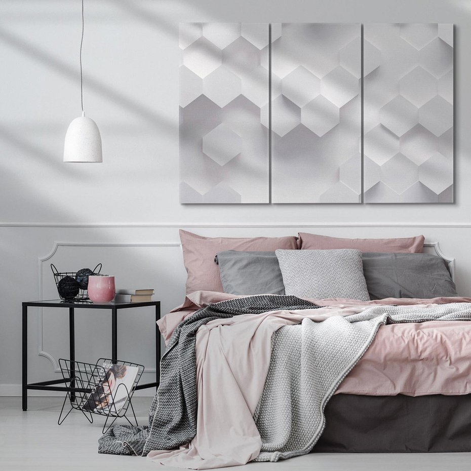 Obraz na płótnie 120x80 - Kreatywna Forma - geometryczny, 3D