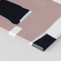 Obraz na płótnie 60x60 - Wyrażona cisza abstrakcji - abstrakcyjne, nieregularne kształty