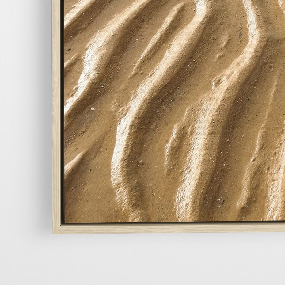 Obraz w ramie 70x100 - Piasek i Nieskończoność - pustynia, piasek - rama drewno