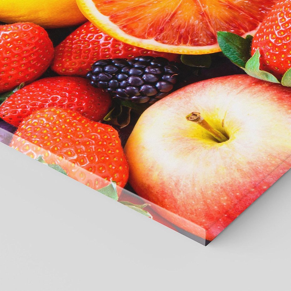 Obraz na płótnie 120x60 - soczysta symfonia smaków - owoce, jabłka