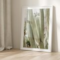 Plakat bez ramy 21x30 - Duże Kaktusy w Pejzażu - kaktus, duże kaktusy na pustyni