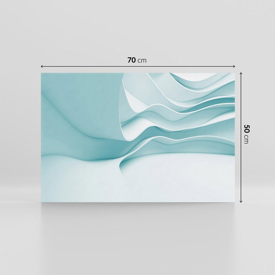 Obraz na płótnie 70x50 - Abstrakcyjne wyrażenie emocji - abstrakcja