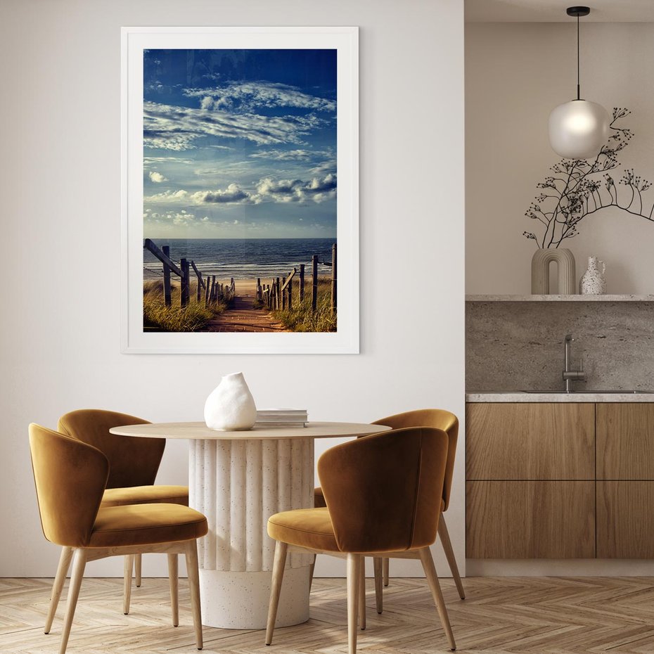 Plakat bez ramy 50x70 - Plaża i morze - plaża, morze