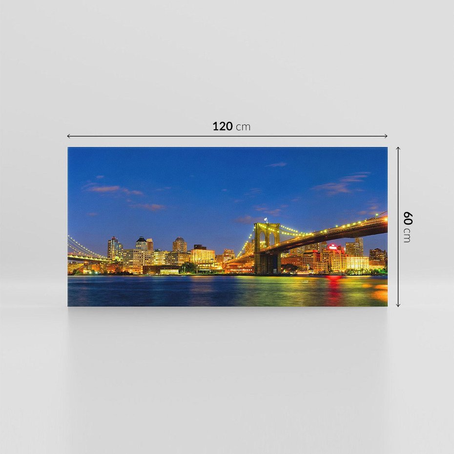 Obraz na płótnie 120x60 - Symbol Manhattanu - most, Nowy Jork