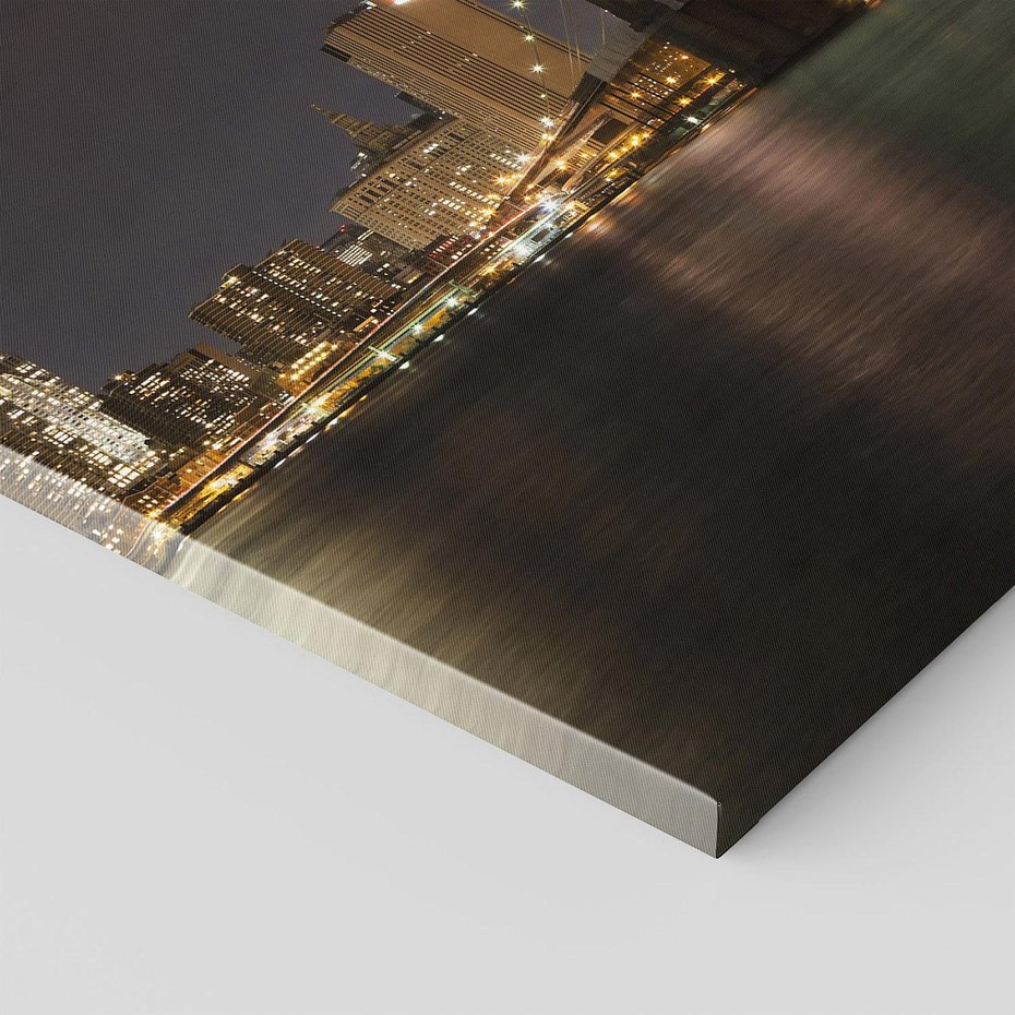 Obraz na płótnie 70x50 - Most nad nowojorską panoramą - most, Nowy Jork