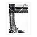 Plakat bez ramy 40x50 - Minimalizm Wysokości - architektura, czarno białe zdjęcie