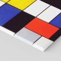 Obraz na płótnie 60x60 - Kompozycja A (1920), Piet Mondrian - Reprodukcja - reprodukcja, obraz na płótnie