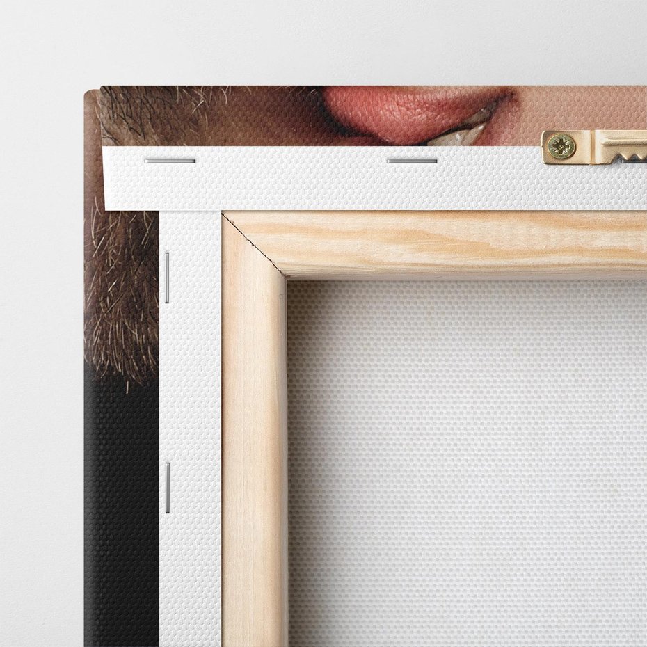 Obraz na płótnie 50x70 - Miłosne Uczucia - kobieta, pocałunek