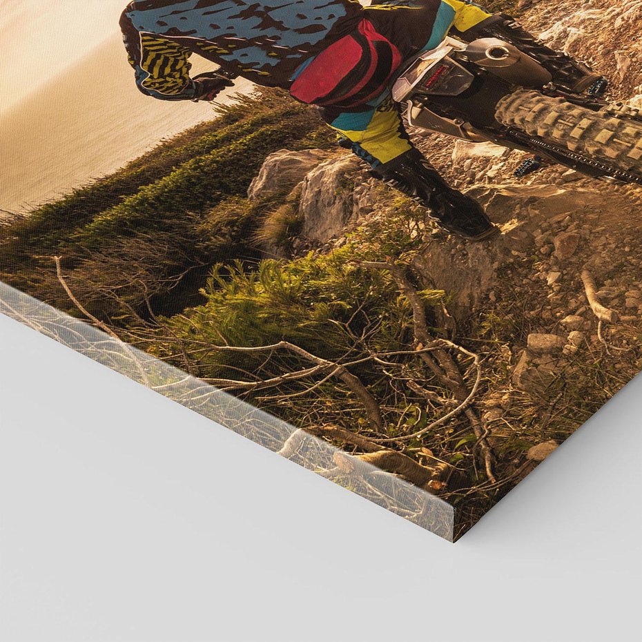 Obraz na płótnie 70x50 - Pasja i Dynamika - motocykl, cross