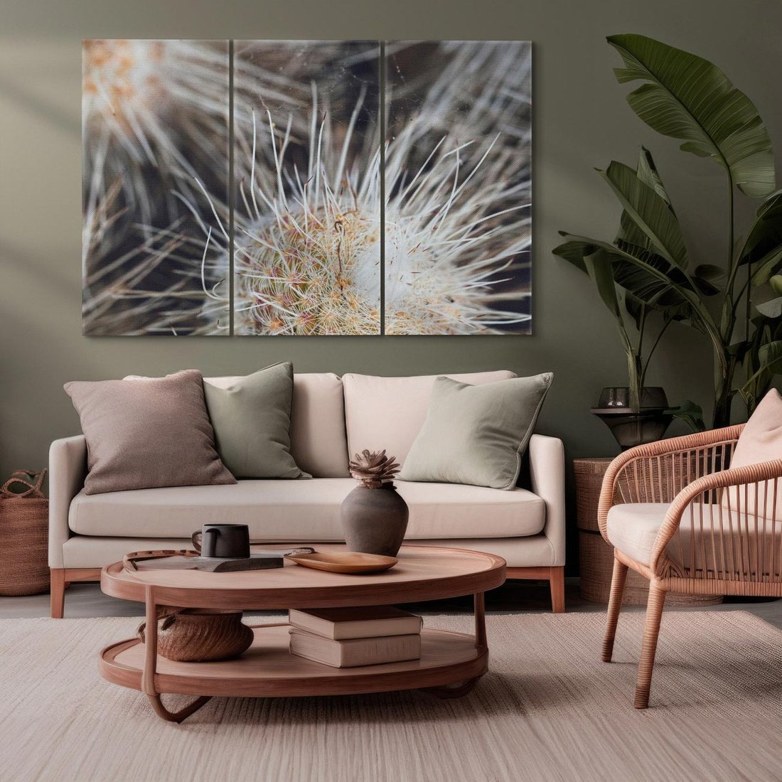 Obraz na płótnie 120x80 - Ulotna Piękność Natury - makro, dmuchawce