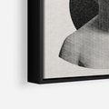 Obraz w ramie 50x50 - Sztuka Zeszłych Czasów - antyczna rzeźba kobiety, posąg - rama czarna