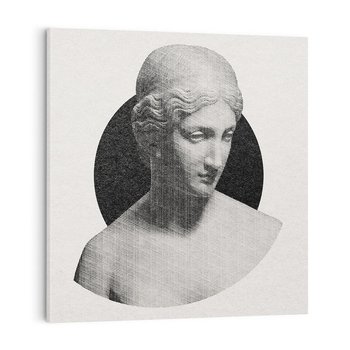 Obraz na płótnie 40x40 - Sztuka Zeszłych Czasów - antyczna rzeźba kobiety, posąg