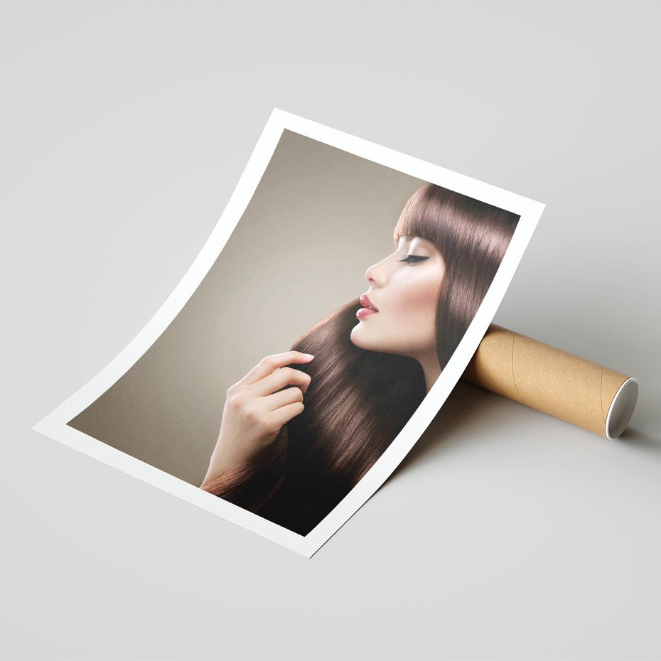 Plakat bez ramy 21x30 - Piękno fryzury - włosy, fryzura