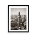 Plakat w ramie 30x40 - Magiczna esencja Londynu: Big Ben i miasto - Big Ben, Londyn - rama czarna