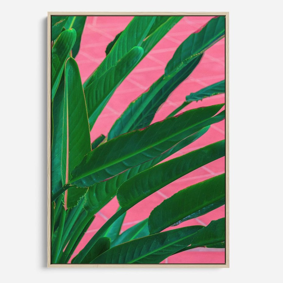 Obraz w ramie 70x100 - Odezwij się do przeszłości - liście, retro - rama drewno