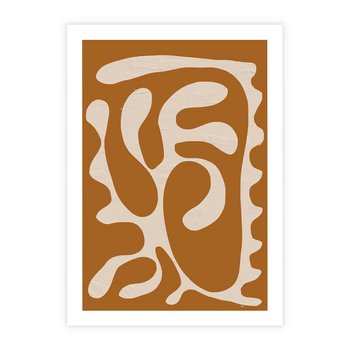 Plakat bez ramy 50x70 - Wnętrza Akwarelowej Wyobraźni - abstrakcyjny obraz, plakat