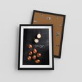 Plakat w ramie 30x40 - Aromatyczne Inspiracje - cebula, kuchnia - rama czarna