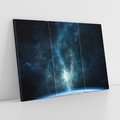 Obraz na płótnie 120x80 - Wędrówka przez galaktyki - ziemia, kosmos