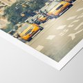 Plakat bez ramy 21x30 - Miasto Taksówek - taksówki, miasto
