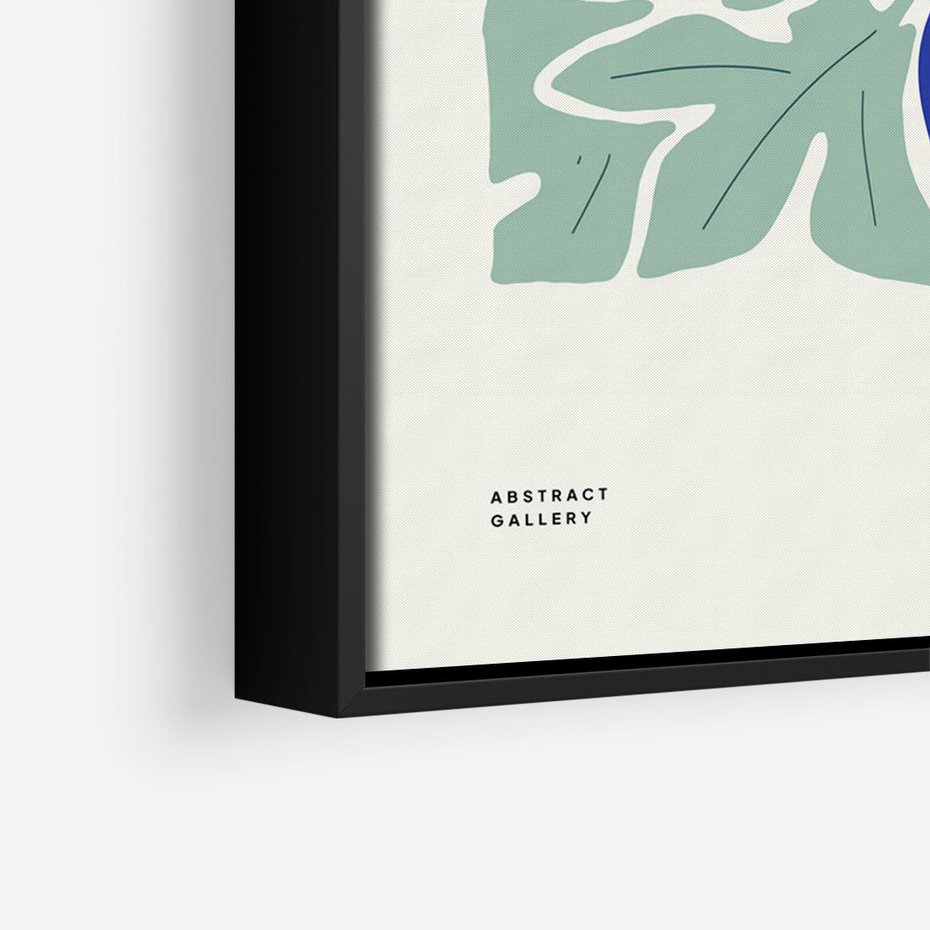 Obraz w ramie 50x70 - Symfonia Przestrzeni - figi, plakat - rama czarna