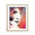 Plakat w ramie 40x50 - Kobieta w sztuce - portret, kobieta - rama drewno