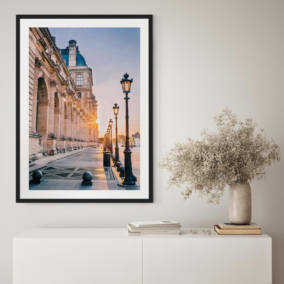 Plakat bez ramy 21x30 - Magiczne spacery - uliczka, perspektywa