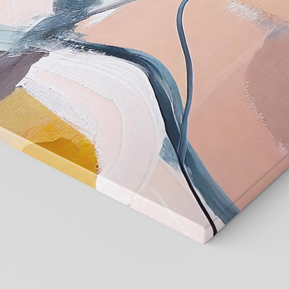 Obraz na płótnie 70x70 - Ścieżki Emocji - abstrakcja, farby olejne