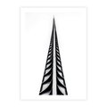 Plakat bez ramy 30x40 - Majestatyczna Architektura - wysoki, strzelisty wieżowiec