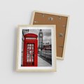 Plakat w ramie 40x50 - Budka w Londynie - Londyn, budka - rama drewno