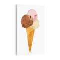 Obraz na płótnie 80x120 - Slodki Raj Lodziarni - lody, deser