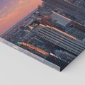 Obraz na płótnie 30x30 - Nowy Jork - Błyskawice Manhattanu - Nowy Jork, Manhattan