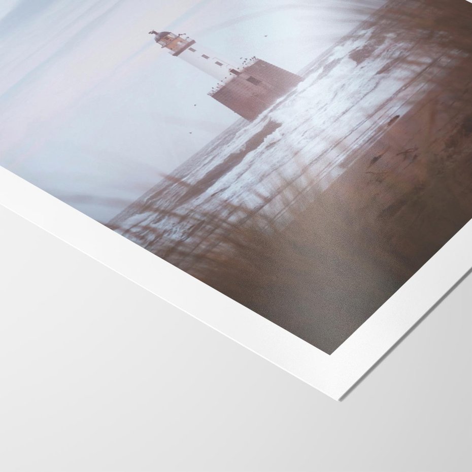 Plakat bez ramy 30x40 - Magiczna Aura - latarnia, mgła