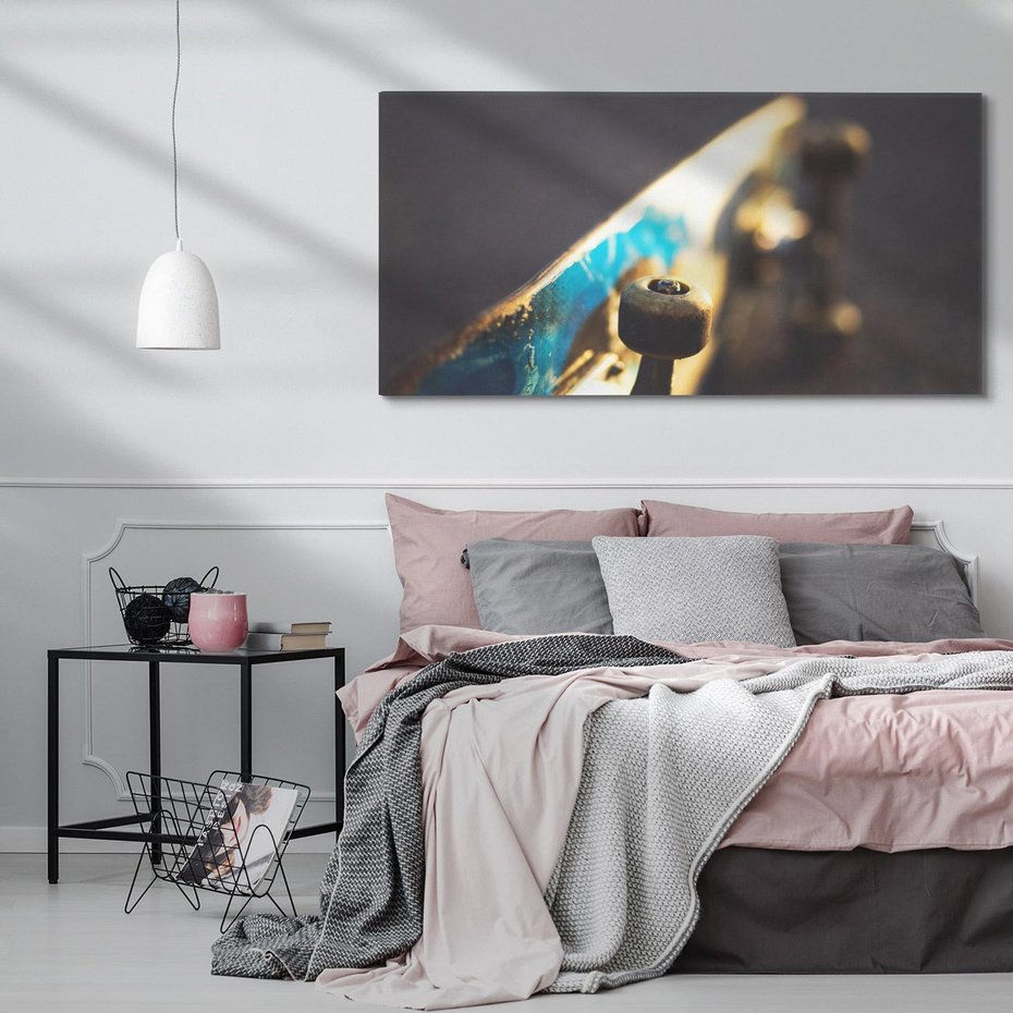 Obraz na płótnie 100x50 - Skateboardowa Pasja na Desce - deskorolka, skateboard