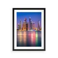 Plakat w ramie 30x40 - Nowy Jork: pulsujące miasto - Nowy Jork, miasto - rama czarna