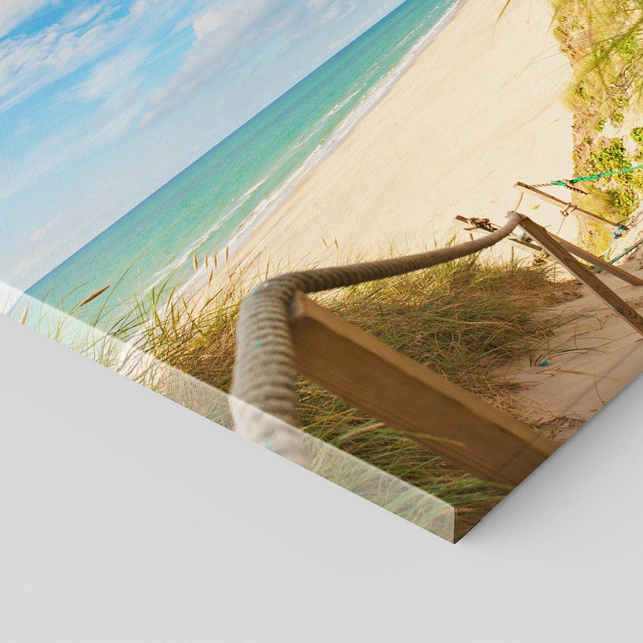 Obraz na płótnie 40x40 - Spokojna plaża nad Bałtykiem - plaża, Bałtyk