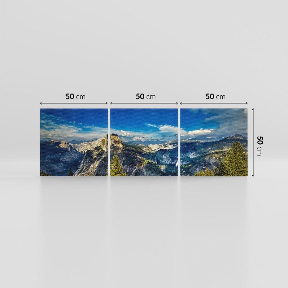 Obraz na płótnie 150x50 - Zaklęty las oaza spokoju - góry, las